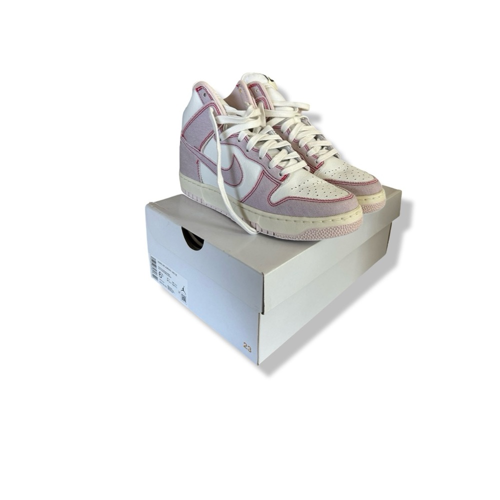 Pink Nike Dunk High 1985 Jordan Sneakers